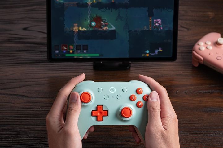 Pad Bezprzewodowy 8Bitdo Ultimate 2C Mint Hall Effect 2.4G BT Android PC zdjęcie 7