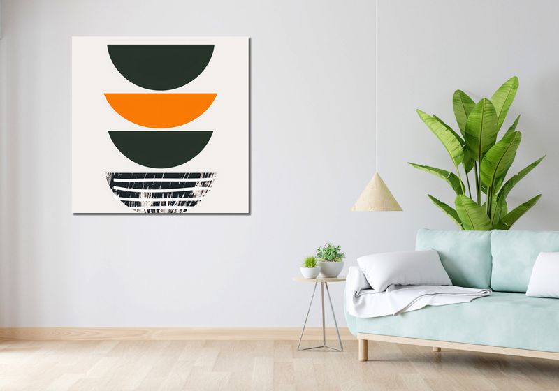 Obraz 100x100cm Gra Tekstur zdjęcie 2