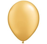 zestaw balonów metalizowanych złotych 10 szt