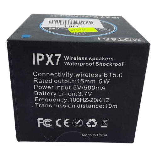 Głośnik prysznicowy bezprzewodowy z przyssawką IP7 na Arena.pl