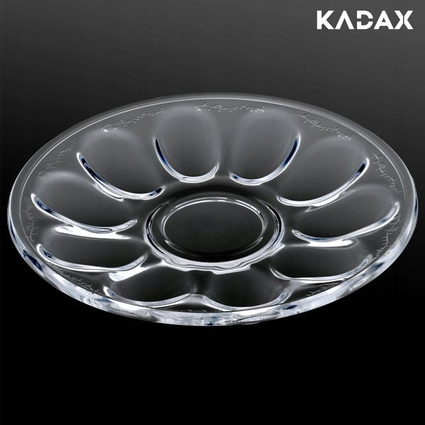 TALERZ TALERZYK NA JAJKA DO JAJ PÓŁMISEK SZKLANY zdjęcie 4