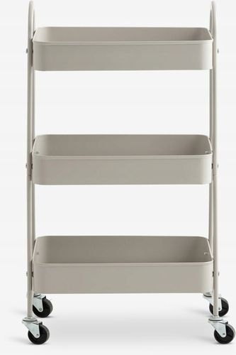 regał na kółkach 3 półki odcienie beżu kanstrup kuchenny wózek na Arena.pl