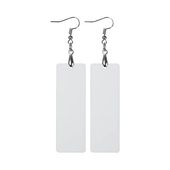 Kolczyki z MDF-u do sublimacji - prostokąt