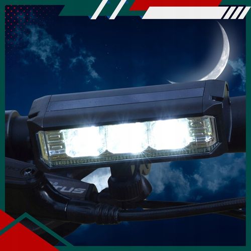 LAMPKA ROWEROWA PRZEDNIA LED NA PRZÓD KIEROWNICĘ ROWERU MOCNA USB 1200lm na Arena.pl