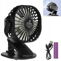 WENTYLATOR STOŁOWY MINI USB 360° Z ŁADOWANYM WENTYLATOREM STOŁOWYM CICHY