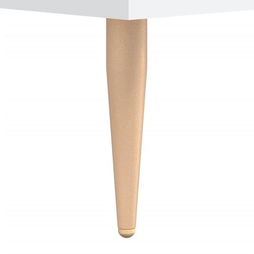 Witrynka, biała, 69,5x34x180 cm, materiał drewnopochodny na Arena.pl