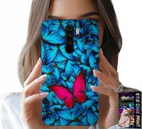 ETUI DO XIAOMI NOTE 8 PRO - NIEBIESKIE MOTYLKI, MOTYL, KOBIECE WZORY