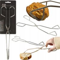 SZCZYPCE KUCHENNE 30CM DO GRILLA GORĄCEGO PIECZYWA MIĘSA STEKÓW DŁUGIE STAL