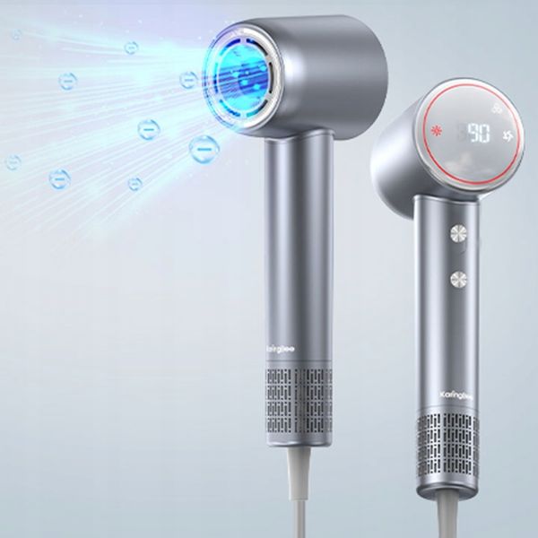 Mocna Suszarka do Włosów Karingbee HS01 Jonizacja 1500W szary zdjęcie 8