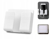 Samoprzylepny uchwyt na ścianę do ładowania biały