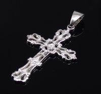 Klasyczny Srebrny Krzyżyk Srerbro 925