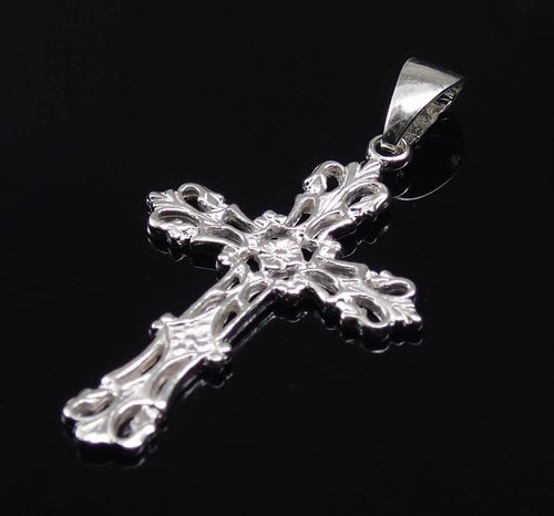 Klasyczny Srebrny Krzyżyk Srerbro 925 na Arena.pl