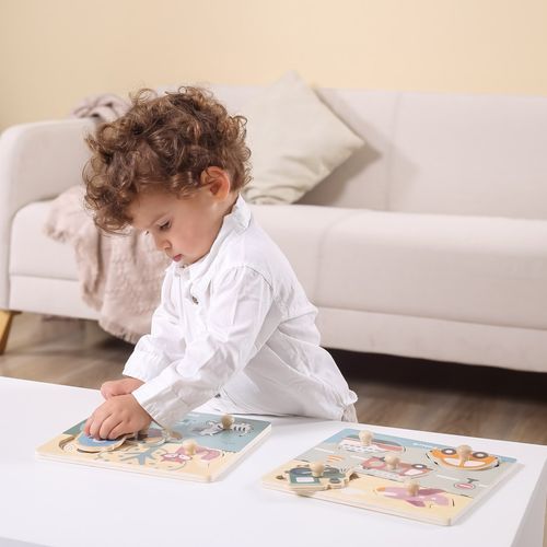 Viga 44068 PolarB Puzzle z uchwytami - zwierzęta na Arena.pl