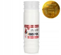 Wkłady do zniczy parafinowe Ognik WP4 10 sztuk 4 dni średnica 5,5 cm
