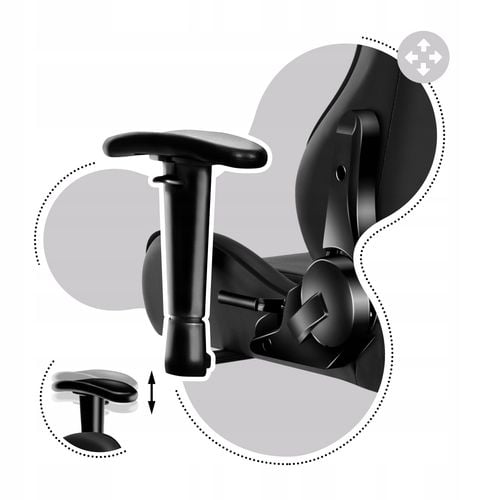Fotel gamingowy Huzaro Ranger 6.0 Black na Arena.pl
