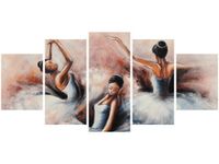 OBRAZ KOBIETY TAŃCZĄCE BALET