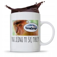 Kubek Śmieszny Janusz Nosacz Ino Jedno Się Marzy Z Nadrukiem Ze Zdjęciem