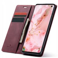 ETUI Z KLAPKĄ DO GALAXY S10 SKÓRZANE PORTFEL POKROWIEC ZAMYKANE + FOLIA