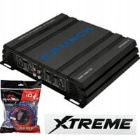 Wzmacniacz Crunch GPX500.2 250W rms + Przewody RX10KIT + wlepki XTREME
