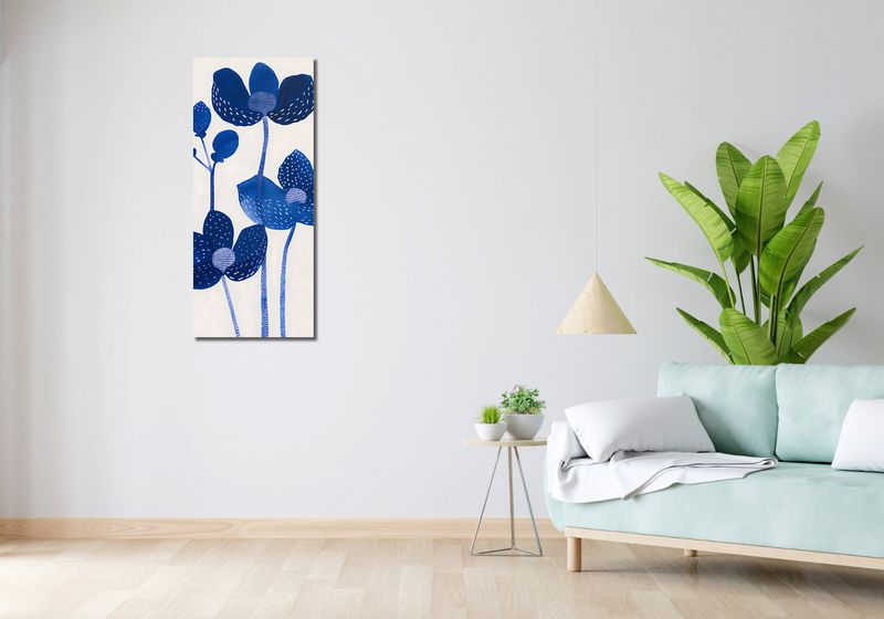 Obraz 40x100cm Nocne Kwiaty zdjęcie 2