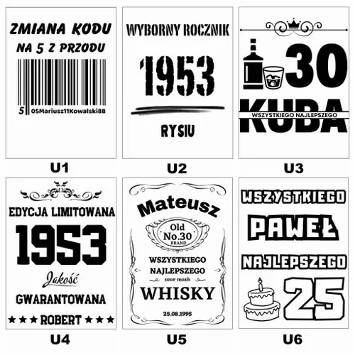 PREZENT NA URODZINY PIERSIÓWKA GRAWER 18 30 40 50 na Arena.pl