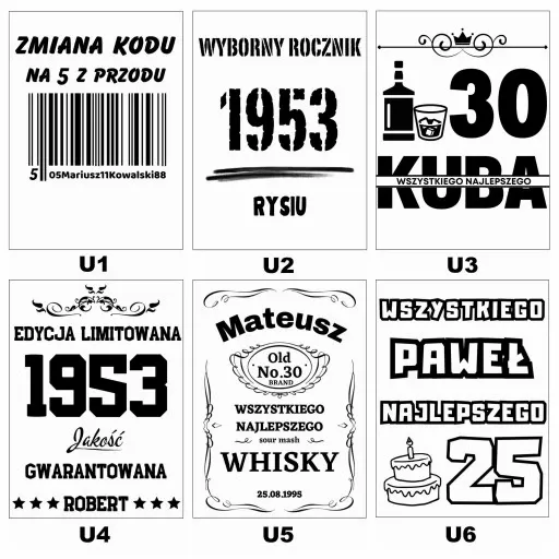 PREZENT NA URODZINY PIERSIÓWKA GRAWER 18 30 40 50 zdjęcie 10