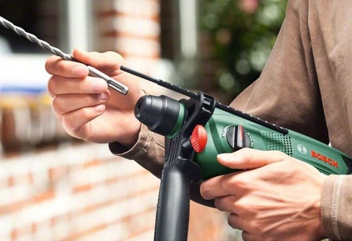 MŁOTOWIERTARKA BOSCH PBH 2500 RE SDS PLUS WALIZKA zdjęcie 4