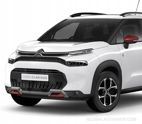 Citroen C3 Aircross - Chromowane Listwy Grill Chrom Atrapy Zderzaka Tuning na Arena.pl