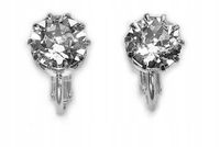 Klipsy Srebrne Przy Uchu Na Co Dzień Jablonex