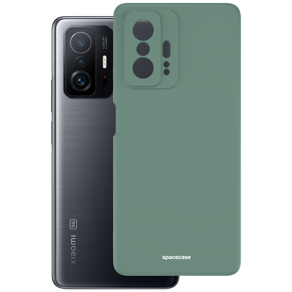 Spacecase Silicone Case Xiaomi 11T/11T Pro Dark Green zdjęcie 2