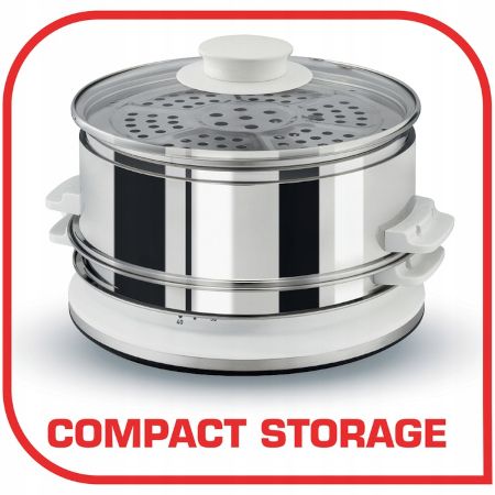 Parowar Tefal Convenient Inox VC145130 900 W zdjęcie 7