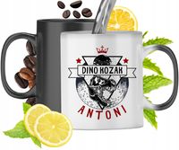 Kubek Magiczny Dla Antoniego Czarny Matowy Z Nadrukiem Ze Zdjęciem 330Ml