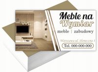 Wizytówki firmowe 100szt WIELE RÓŻNYCH WZORÓW do wyboru MEBLE NA WYMIAR