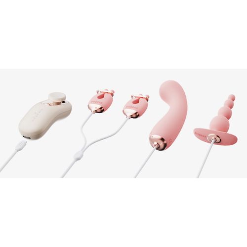 qingnan no.6 wireless control wearable  vibrator beige na Arena.pl