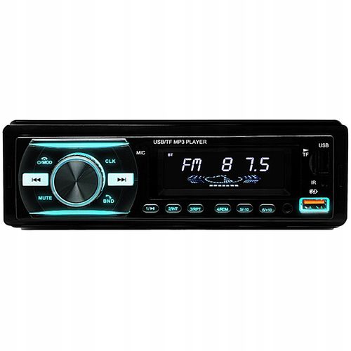 RADIO SAMOCHODOWE BLUETOOTH 1-DIN 2X USB AUX MP3 CZYTNIK KART SD LCD na Arena.pl