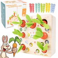 GRA ZŁAP ROBACZKA ŁOWIENIE DOPASUJ MARCHEWKI