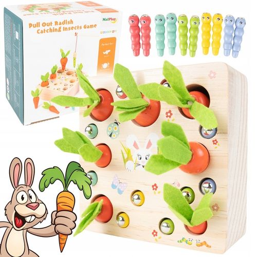 GRA ZŁAP ROBACZKA ŁOWIENIE DOPASUJ MARCHEWKI na Arena.pl