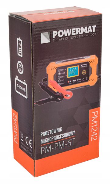 PROSTOWNIK MIKROPROCESOROWY AKUMULATOROWY 12V PM-PM-6T zdjęcie 5