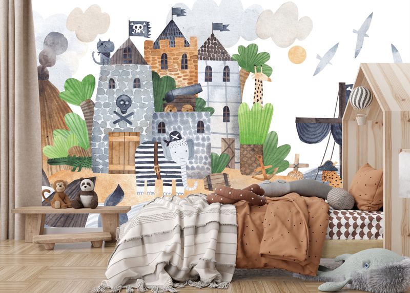 Fototapeta PIRACKA Forteca Wyspa Morze Twierdza 300cm x 210cm zdjęcie 11