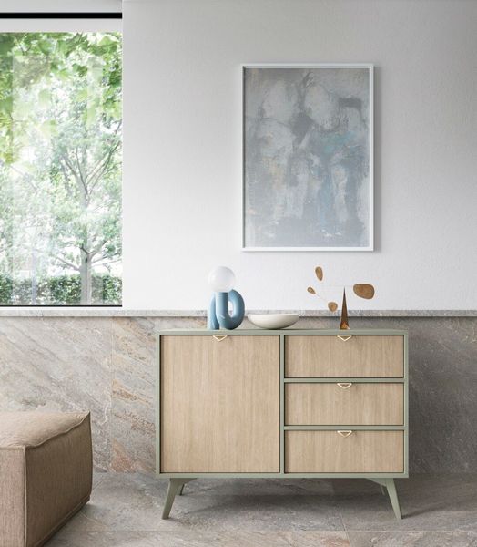 Komoda Sage 3 szuflady, 1 szafka zdjęcie 2