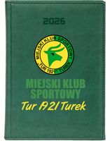 KALENDARZ klubu sportowego A4 2026 książkowy tygodniowy z nadrukiem