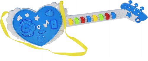 EDUKACYJNA GITARA NA BATERIĘ INTERAKTYWNY INSTRUMENT DLA DZIECI ŚWIECI GRA na Arena.pl