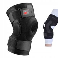 ORTEZA KOLANA PROFESJONALNA STABILIZATOR STAWU KOLANOWEGO Z SZYNAMI MOCNY