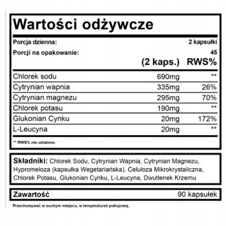 BeKeto Keto Elektrolity (90kaps) zdjęcie 2