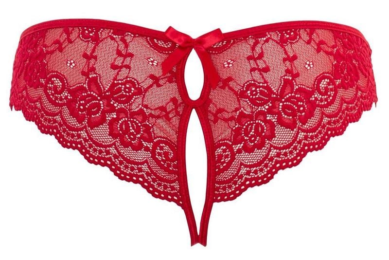Lace Briefs Crotchless Xl zdjęcie 7
