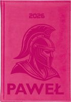Kalendarz dzienny duży A4 2026 z grawerem Planer książkowy + TWOJE IMIĘ