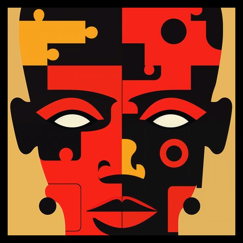 Plakat 30x30cm Puzzle Tożsamości na Arena.pl