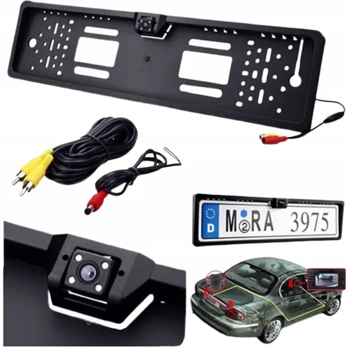 KAMERA COFANIA Z LED W RAMCE TABLICA REJESTRACYJNA na Arena.pl