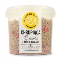 Chrupiąca Granola z KAWAŁKAMI TRUSKAWEK 2 kg