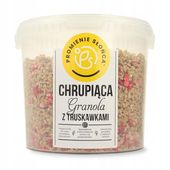 Chrupiąca Granola z KAWAŁKAMI TRUSKAWEK 2 kg